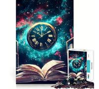 Timeless Book Galaxy Jigsaw Puzzles for Teenagers 1000 Piece Mind Skill Toy Simple Fun Design Assembly Memorable Gift 38x26cm