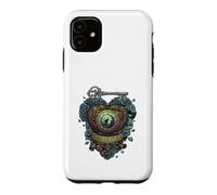Timeless Curse Steampunk Werewolf Heart Clockwork Key Case for iPhone 11