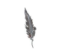 Timeless Down Shaped Metal Pin Elegant Wedding Party Daily Wear Unisex Traditional Elegant Down Brooch Pin Durable Metal Jewelry Addition, m, As described