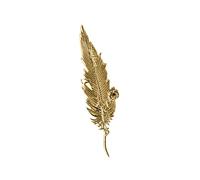 Timeless Down Shaped Metal Pin Elegant Wedding Party Daily Wear Unisex Traditional Elegant Down Brooch Pin Durable Metal Jewelry Addition, m, As described