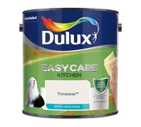 Timeless Dulux Easycare Kitchen Matt Emulsion Paint 2.5L - Grease & Stain Resistant, Washable Matt Finish, Durable Interior Paint for Kitchen Walls & Ceilings