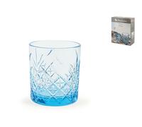 Timeless Glass Box With 4 Glasses Blue Cl 34.5