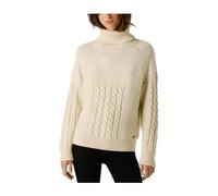 Timeless High Neck White Jumper - female - Pepe Jeans - Turtlenecks - Beige - M - Knitwear M