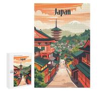 Timeless Japan Streets Hobby Jigsaw Puzzle for Adults, 1000 PCS, A Creative Way to Unwind after A Busy Day, for Memorable Family Time