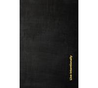 Timeless Minimalist Daily Planner: LIVE INTENTIONALLY