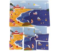 Timeless Sentimental Seaside Activity - Accredited Dementia Inclusive Activity for Later-Stage Dementia | 9-Piece Puzzle