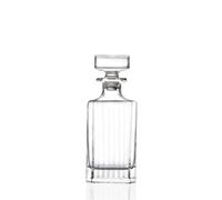 Timeless Square Whisky Decanter 75cl (26 2/5oz) Clear Glass Decanter Pack of 4