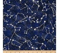 Timeless Treasures Glow In The Dark Constellations Midnight, Fabric by the Yard