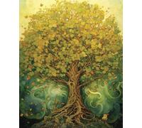 Timeless Tree Journal: A mystical dream notebook for designing, writing & tracking your dreams - 198 lined white page diary 7.5"x9.25"