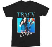 Timelessteesuk Tracy Beaker Retro 90S Tee Black XXL