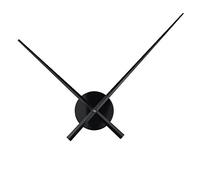 Timelike 3D Clock Hands, DIY Large Clock Hands Needles Wall Clocks 3D Home Art Decor Quartz Clock Mechanism Accessories (Black)
