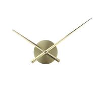 Timelike 3D Clock Hands, DIY Large Clock Hands Needles Wall Clocks 3D Home Art Decor Quartz Clock Mechanism Accessories (Gold)