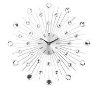 Timelike Wall Clock Stylish Diamond Clock Large Silent Non-ticking Arabic Numera Wall Clocks Décor for Living Room, Bedroom, Kitchen, Home Decor (50cm/ 20inch