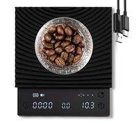 TIMEMORE Black Mirror Basic 3 Coffee Scale for Pour Over & Espresso, 2kg/0.1g High Precision Digital Scale with Timer, Flow Rate & Ratio Function, 3 Brewing Modes, 1600mAh Battery, USB-C, Black
