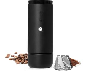 TIMEMORE Burr Coffee Grinder, Portable Electric Grinder with Metal Body, 30 Precise Settings for Espresso to French Press, Low Noise Design, Auto Stop & Clog Protection for Home & Outdoor Use (Black)