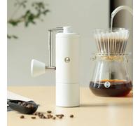 TIMEMORE C5 PRO Espresso Manual Coffee Grinder Hand Grinder Adjustable Steel Core Burr SendCleaning Brush OutdoorPortable WHITE