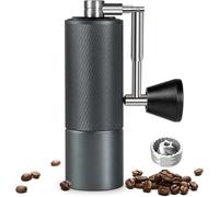 TIMEMORE Chestnut C2 Fold Manual Coffee Grinder, Adjustable Stainless Steel Conical Burr, Patented Foldable Handle, Hand Coffee Grinder for Pour Over Coffee, French Press, Gray