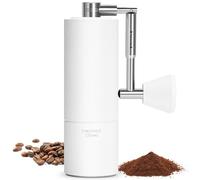 TIMEMORE Chestnut C3s PRO, Coffee Grinder Manual, Upgrade Integrated All-Metal Body, Hand Coffee Grinder with Folding Handle, for Espresso to French Press, White