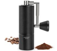 TIMEMORE Chestnut C3S PRO, Coffee Grinder Manual, Upgrade Integrated All-Metal Body, Hand Coffee Grinder with Folding Handle, for Espresso to French Press, Black