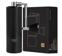 TIMEMORE Chestnut C3S Pro Manual Coffee Grinder, Premium Integrated All-Metal Design, Portable Hand Coffee Grinder with Foldable Handle, Suitable for Espresso to French Press, Black