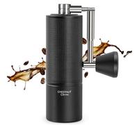 TIMEMORE Chestnut C3s PRO Manual Coffee Grinder Upgrade Integrated All Metal Housing Stainless Steel S2C Cone Cut Hand Coffee Grinder with Folding Handle for Espresso to French Press Black