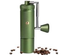 TIMEMORE Chestnut S3 Manual Coffee Grinder Capacity 30 g Household Hand Coffee Grinder High Precision External Setting Scale for Travel/Camping Green Manual Coffee Grinder