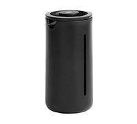 TIMEMORE French Press Coffee Maker(15OZ),Zero Sediment Screen,Shatterproof Carafe,Small Size for 1 Serving,Simple,No Handle,Double Heat Insulation Design,Black