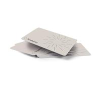 TimeMoto RF-100 RFID Badges, Set of 25, Compatible with TimeMoto Employee Time Clocks, Compact, Credit-Card Size, 125 kHz Frequency, 7cm Detection Distance