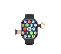 TIMENIL CD99 Smartwatch, Cellular SIM Card Version, AMOLED Display, 800W 180° Rotating Camera, WiFi Bluetooth Smart Watch for Men Women (Black - 32GB)
