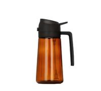 TIMENIL Kitchen Maiden 2 in 1 Oil Dispenser and Sprayer, 16oz/470ml Burgundy Olive Oil Dispenser Bottle