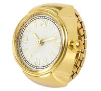 Timepiece Band - Finger Chronograph for Punctuality | Movement with Polished Shells, Unique Jewellery, Miniature Ticking Ornaments for Grooms Gents Husbands and Youths