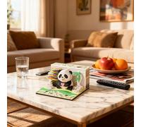 Timepiece Calendar 2026,Panda Design Memo - 3D Paper Sculpture Calendar | for Classroom Home Teacher Commute Holiday Workout