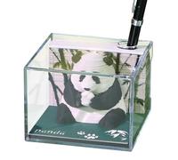 Timepiece Calendar 2026, Paper Art Panda 2026 Calendar Decor, Tear Off Desk Habit Tracker for Adults Work Home Bookshelf Bedroom Living Room Teacher Nightstand Students