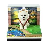 Timepiece Calendar 3D 2026,3D Sticky Notes Calendars 2026 with LED Light,DIY Creative Ornaments,Tear Away Paper Sculpture Desktop Collection,Fashion Holiday gifts