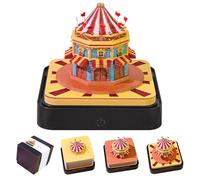 Timepiece Calendar 3D 2026,Creative 3D Art Notepad Calendars,2026 3D Tear Away Calendars,Paper Carving 3D Memo Pad DIY Sticky Notes,3D Desk Calendar 2026 for Home Office Desk Ornaments