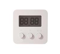 Timer Dual-usetime Management Alarm Clock Student Learning Self-discipline Kitchen Reminder Home Timing Tools Digital Reliable Efficient(White)