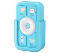 Timer for Kids Brushing: 2 Minutes Teeth Brush 20 Seconds Hand Washing 5 Min Toilet 15 Min Shower, Time Management Tool for Children - Blue Gifts for Kids
