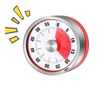 Timer for Kitchen | Mechanical Kitchen Cooking Timer,Loud Alarm Time Management Tool Magnetic for Sports Enthusiast Adults Teachers Students Chef