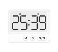 Timer for the Kitchen - Countdown Quiet Magnetic | Digital Kitchen Timer for Baking and Cooking | For Sports Enthusiasts Students Adults Home Apartment Dorm Classroom Study
