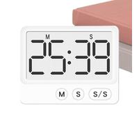 Timer for the Kitchen, Countdown Quiet Magnetic, Large Numbers Kitchen Alarm Clock - For Classroom, School, Home, Students, Chefs, Sports Enthusiasts, Adults