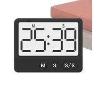 Timer for the kitchen, quiet aid for time management, digital kitchen timer for baking and cooking, for students, chefs, sports enthusiasts, adults, bakers, school, study room, dorm