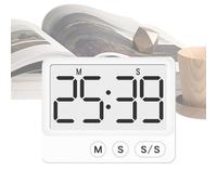 Timer for the kitchen, quiet aid for time management, digital kitchen timer for baking and cooking - for sports enthusiasts, students, adults, home, apartment, dorm, classroom, study
