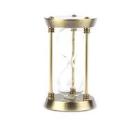 Timer Hourglass,Visual Timer,Sand Timer,Metal Timer Creative Study Living Room Office Desktop Decoration Self-installed Hourglass Timer That Can Be Filled With Sand(10.5x17cm)