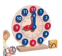 Timer - Learning Clock For Kids, Wood Telling Time Teaching Clock, Practice Clockss, Timee Activity Set,Silent Telling The Times Teachng Clocks For Teachiing Time Children Learnings