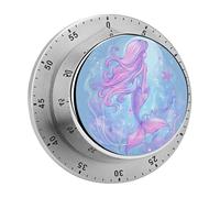 Timer Mermaid Cute Kitchen Timer Countdown Magnetic Timer Mechanical Timer For Baking Cooking Oven