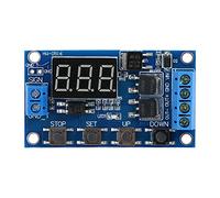 Timer Module, DC 5V-30V Trigger Cycle Delay Timer Turn On Off Relay Module 0.1s-999mins Adjustable Trigger Delay Switch Control with LED Display