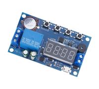Timer Module Featuring High Accuracy Buzzer Function in Wide Input Voltages DC5V to 60V for Various Devices Timer Module