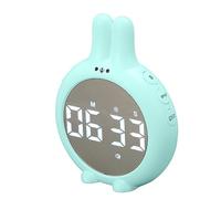 Timer Night, Cartoon Digital Countdown Timer, Cute Blue ABS Pla with 2 Brightness Modes for Cooking Sports Exercise Homework, Includes English Manual