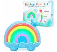 Timer Pal Rainbow Timer for Kids, Visual Timer for Kids with Night Light, Color-Changing Magnetic Visual Timer for Classroom/Calming Corner/Home (Blue)