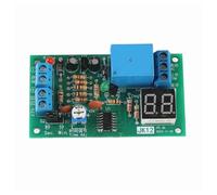 Timer Relay Module, DC 12V LED Display Countdown Timing Timer Delay Turn off Relay Switch Module Digital Delay Timing Adjustable Cycle on off Switch